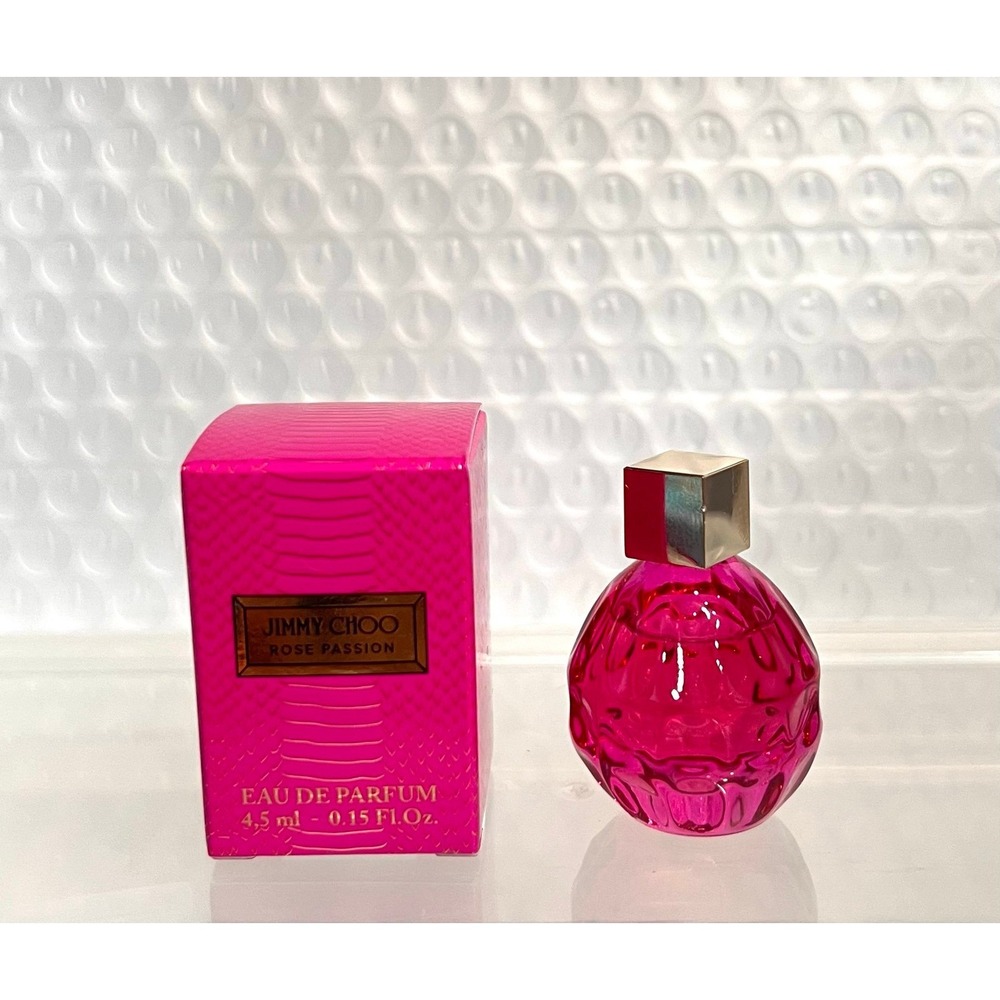 Jimmy Choo Rose Passion Eau De Parfum Mini 4.5 ml / 0.15 fl oz Splash NIB